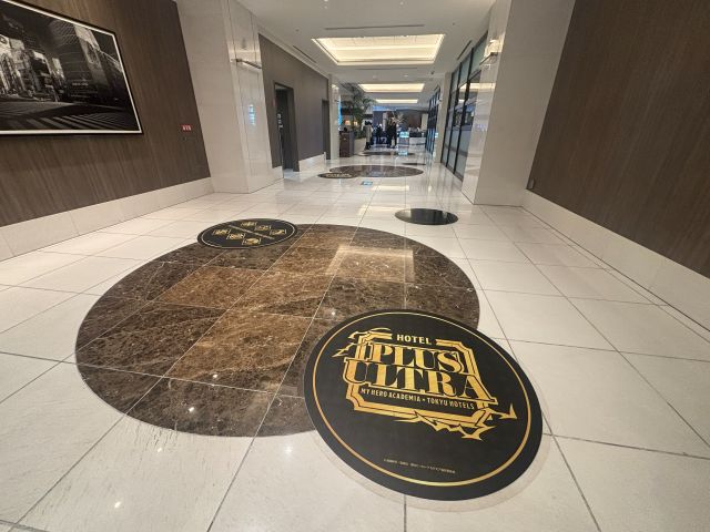 ヒロアカコラボの渋谷エクセルホテル東急入口