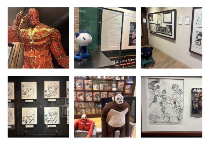 進撃の巨人ミュージアムの展示物